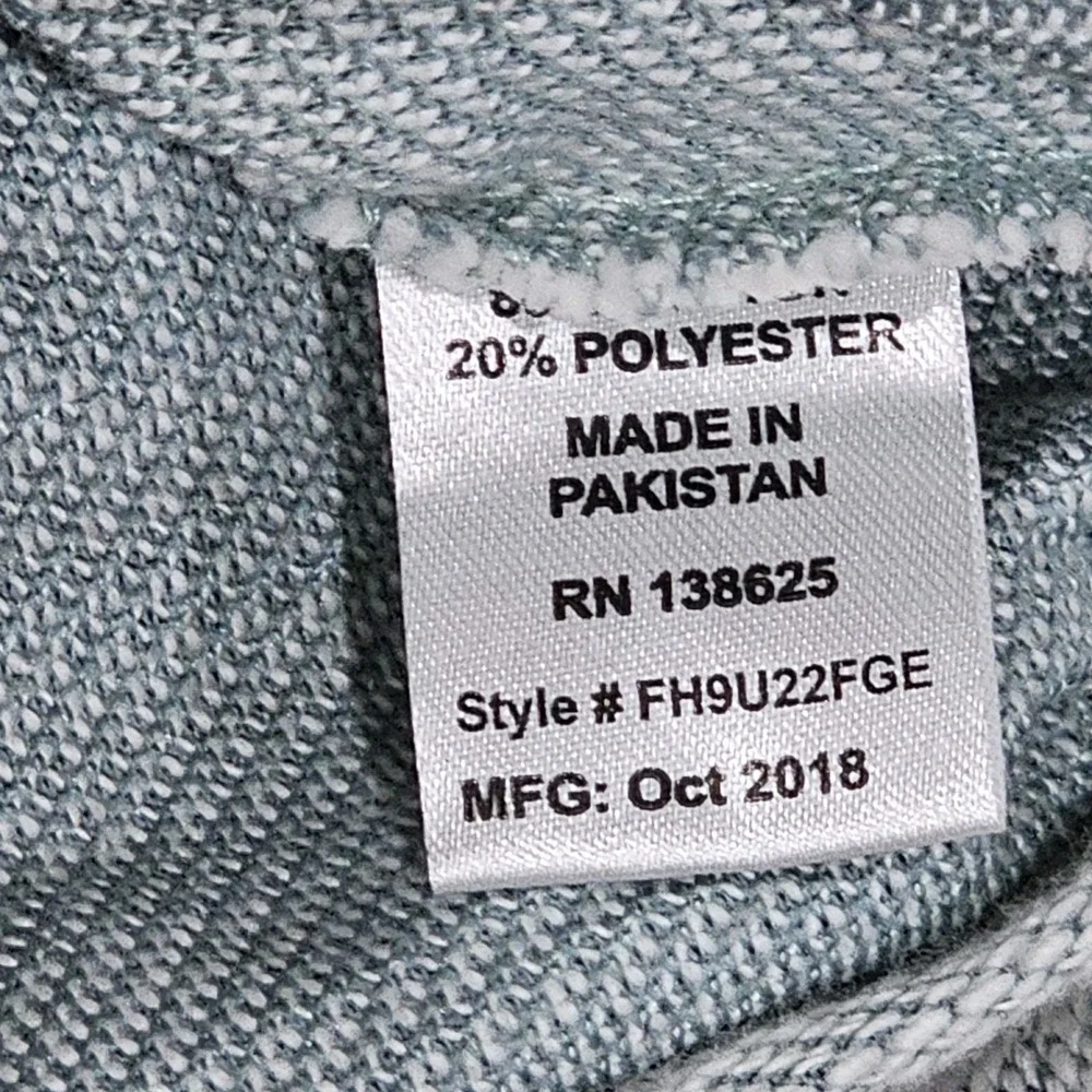 Free Planet Men's Two Toned Green Large‎ Hoodie Comfort Casual